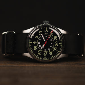 Rare mechanical soviet vintage watch for men Shturmanskie with leather nato strap