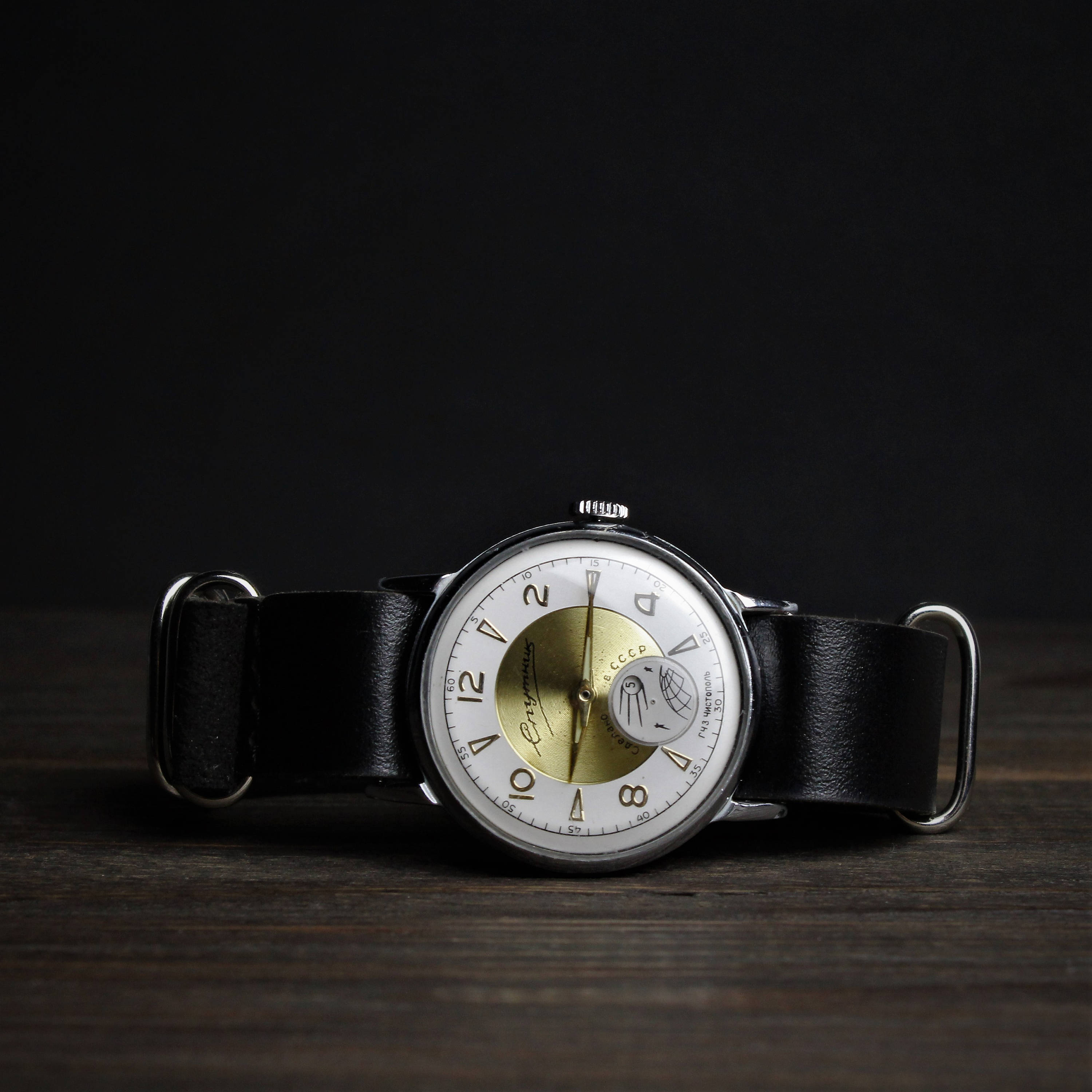 Vintage watch, Soviet watch, " SPUTNIK watch '', Mens watch, USSR watch, gift for him, russian watch, mechanical watch, white watch