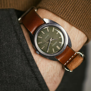 Soviet vintage very rare watch Vostok with leather nato strap