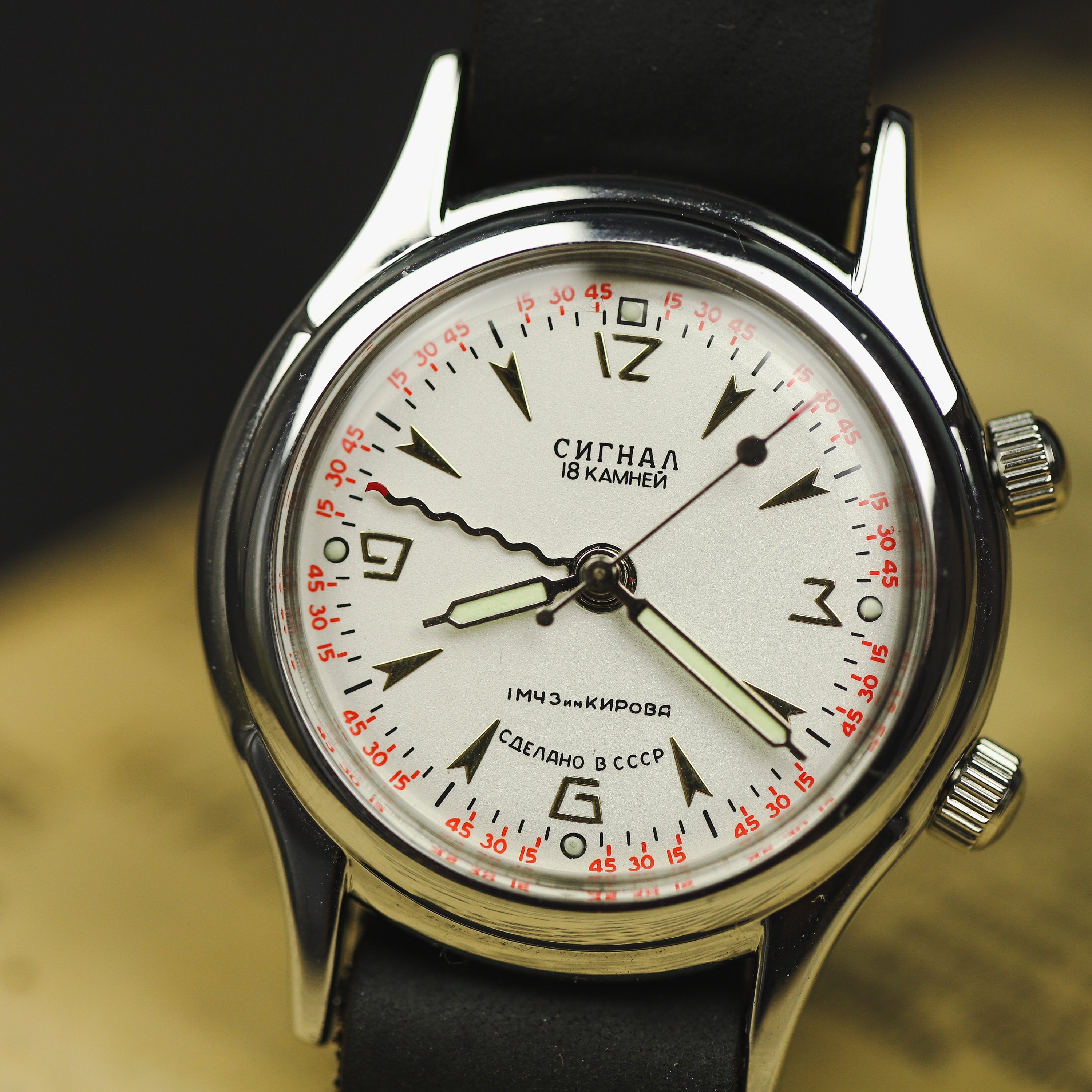 Soviet vintage watch POLJOT 1960s. very rare mechanical watch