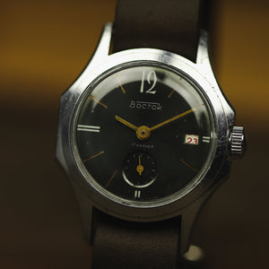 Collectible soviet mechanical watch VOSTOK 1950 release. Vintage watch, watches for men, wedding gift, USSR watch, mens watch