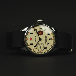 Soviet vintage watch Molnija 3602 (death to Spies)